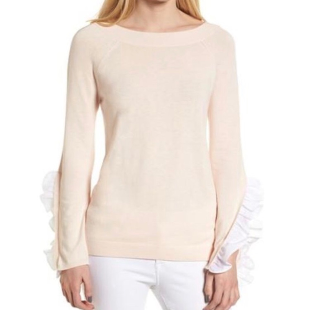 Chelsea 28 ruffle sleeve sweater